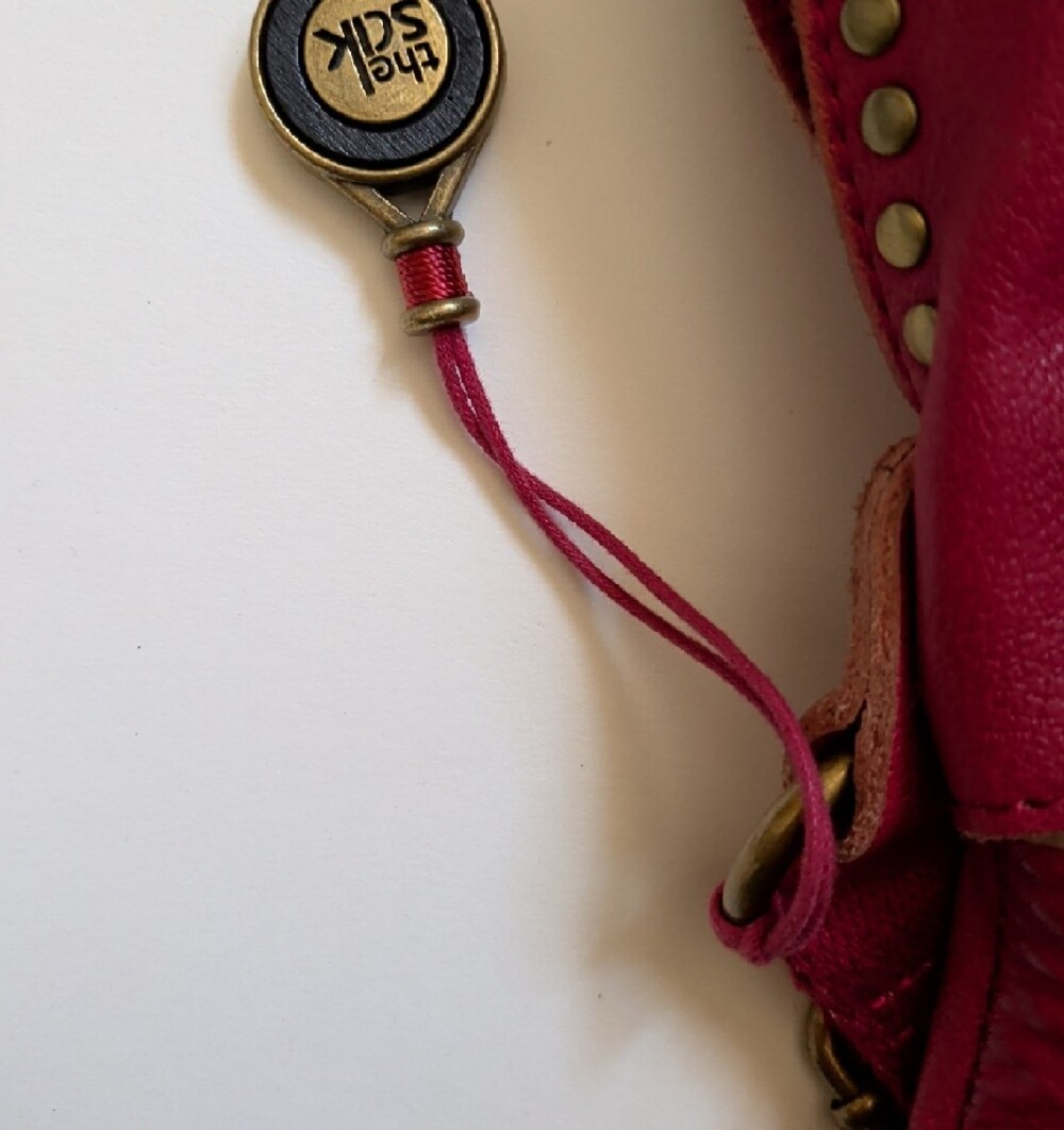 Y2K The Sak Red Leather Crossbody - Picture 6 of 11